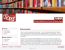 Tablet Screenshot of anima-opet.com.br